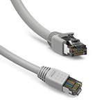 6 Inch Cat 8 Shielded Stock Ethernet Patch Cable - 40G