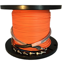 Indoor Plenum 62.5/125 OM1 Multimode Preterminated Fiber Optic Assemblies