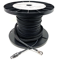 Weatherproof IP68 Connectorized HMFOC OptiTip® Singlemode APC 12 Fiber Corning ALTOS® Outdoor (OSP) Loose Tube MTP Cable Assembly - custom made in USA by QuickTreX®