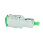 SC Male to SC Female Fixed Fiber Optic Attenuator - 2 dB - APC Polish