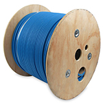 Cat 6E 550MHz Shielded (STP) Solid Conductor 23AWG Riser Rated (CMR) Ethernet Cable 1000 Ft Made in the USA by CCT