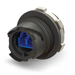 Senko Singlemode LC UPC Duplex IP68 Bulkhead Adapter with Dust Cap