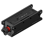 Neutrik 2 Channel/Fiber Multimode OM3 50/125 FIBERFOX Expanded Beam to OpticalCON Duo / LC Duplex Adapter Box