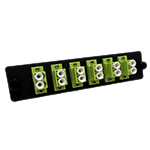 12 LC Multimode OM5 50/125 LGX Adapter Panel by QuickTreX