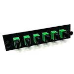 6 MTP APC Singlemode LGX Adapter Panel for Mating Male to Female MTP / MPO Fiber Optic Cables - Key Up / Key Down - by QuickTreX®