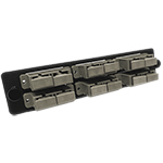 12 Fiber SC Multimode 62.5/125 OM1 LGX Fiber Optic Adapter Panel by QuickTreX®