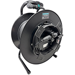 2 Fiber Extreme Mil-Tac (Double Jacketed) Multimode OM3 50/125 Custom Deployable Fiber Optic Cable Assembly with Ruggedized Neutrik OpticalCON Duo Waterproof IP65 Rated Connectors - Made in the USA by QuickTreX®