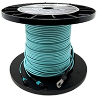 Custom Indoor MTP OM3 10-Gig Fiber Trunk Cables