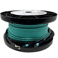 Custom Indoor Armored MTP OM4® 40-Gig Fiber Trunk Cables