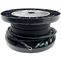 Indoor/Outdoor Ultra Thin Armored MTP Singlemode Fiber Trunk Cables