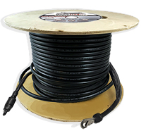 Weatherproof IP68 Connectorized HMFOC OptiTip® Singlemode APC 12 Fiber Corning ALTOS® Outdoor (OSP) Armored Direct Burial MTP Cable Assembly - custom made in USA by QuickTreX®