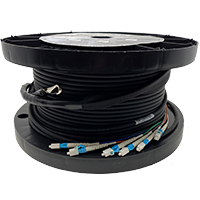 Singlemode Ultra Thin Outdoor Armored Pre-Terminated Fiber Optic Assemblies