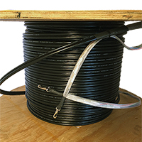 Outdoor Aerial Multimode 62.5/125 OM1 Pre-Terminated Fiber Optic Assembly with Messenger