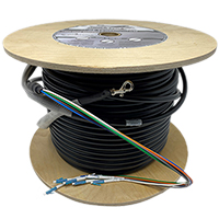 Outdoor (OSP) Gel Filled Singlemode Pre-Terminated Fiber Optic Assembly