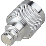 N Male Crimp Connector by QuickTreX&reg; For Cables: LMR-400, Belden 7810A, Belden 8214