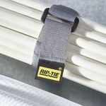 1 Inch wide by 9 Inch Rip-Tie CinchStrap with Webbing - 1-Pack