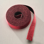 1-1/2 Inch Wide Black Fire Retardant WrapStrap - 75 Foot