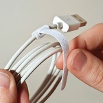 1/4 Inch Wide By 5 1/2 Black Inch Rip-Tie mini - 14 Pack