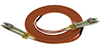 Stock 0.3 meter LC to LC 62.5/125 OM1 Multimode Duplex Patch Cable