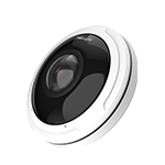 AI 360 Degree Panoramic Fisheye Network Camera 1/1.7“ 12MP CMOS