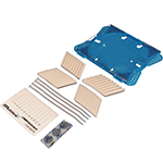 12 Fiber Fiber Plastic Splice Tray by Multilink