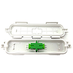 1 Adapter (1 - 2 Fiber) Water-resistant Indoor/Outdoor IP65 Rated Mini Fiber Optic Termination Box by QuickTreX®