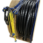 24 Strand Fiber w/ 18 x 8 AWG Power Conductors Indoor/Outdoor ONFR  Singlemode Pre-Terminated Hybrid Fiber Plus Power Assembly by QuickTreX® - UL Approved for Direct Burial and Sunlight Resistant Applications