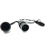 2 Fiber Singlemode Custom Tactical Fiber Optic Patch Cable with Neutrik OpticalCON Duo Lite Waterproof IP65 Rated Connectors - Made in the USA by QuickTreX®