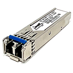 QuickTreX&reg; 1.25 Gigabit Singlemode LC Duplex SFP Fiber Optic Transceiver - Hot Pluggable and Cisco Compatible - 20 km Meters at 1310 nm