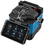 TiniFiber Mini 6S+ Core Alignment 6 Motor Fiber Optic Fusion Splicer Kit with Case, Thermal Stripper, Two Battery Packs, and Precision Cleaver - SOC Compatible