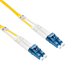 Stock 1.5 meter LC UPC to LC UPC Singlemode Duplex Fiber Optic Patch Cable