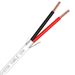 Premium 18/2 AWG Shielded Plenum Rated Indoor/Outdoor Security Camera, Control, Sound, and Alarm Cable - WHITE 1000FT - Reel in Box -Stranded Copper Conductors, CMP, CL3P, FPLP, FT6 by Syston