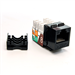 Cat 5E Keystone Jack - 90 Degree Punch Down - RoHS Compliant and UL Listed