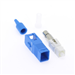SC UPC Singlemode Simplex Fiber Optic Epoxy-Polish Connectors for 0.9mm Buffer Tubes - 10 Pack