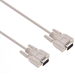 15Ft DB9 Male to Male Serial Cable Fully Shielded With Molded Connectors