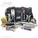 Deluxe Ethernet Cable Installation and IT Technician Toolkit with Tool Bag for Installing and Testing Cat 5, Cat 6, Cat 6A, Cat 7, Cat 8 Modular Plugs, Keystone Jacks, Wallplates, and Patch Panels by QuickTreX
