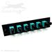 6 MTP Multimode OM3 and OM4 LGX Adapter Panel for Mating Male to Female MTP / MPO Fiber Optic Cables - Key Up / Key Down - by QuickTreX®