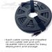 Pre-Installed on Mini Cable Reel with Reusable Velcro Straps