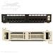 12 Port Cat 6 Ethernet Patch Panel - Front / Back