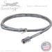 Non-Booted Cat 6E Plenum Rated Premium Custom Ethernet Patch Cable