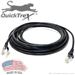 Cat 5E Outdoor Direct Burial Rated Custom Ethernet Patch Cable - Made in USA by QuickTreX&reg; 