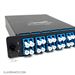 MTP® 24 Fiber (1 X 24 MTP Male) to 24 LC (12 Duplex Adapters) Singlemode Low Loss LGX Cassette with Genuine US Conec® Connectors by QuickTreX®