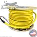 1 Strand Indoor Plenum Rated Interlocking Armored Singlemode Custom Pre-Terminated Fiber Optic Cable Assembly - Made in the USA by QuickTreX®