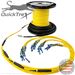 216 Strand Indoor Plenum Rated Singlemode Pre-Terminated Fiber Optic Micro-Distribution Cable Assembly with Corning® Glass - Made in the USA by QuickTreX®