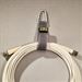 One Inch Wide by 6 CableCarrier with Silver Triangle Carabiner - 10 Pack