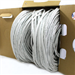 Cat 6 Unshielded (U/UTP) Solid 23AWG 550MHz CMR PVC Ethernet Cable 1000 Ft White by Elite