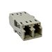 LC Duplex Multimode OM1 - 6.5/125 Fiber Optic Coupler without Flange - Beige