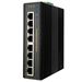 8 Port Gigabit Industrial Ethernet PoE Switch with Voltage Booster and 8 x RJ45 10/100/1000m TX by Unicom