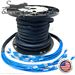 6 Cable Cat 6E UTP Solid Conductor Premium Custom Pre-Connectorized Ethernet Cable Bundle - Made in the USA by QuickTreX