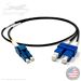 Custom Armored Indoor/Outdoor Plenum Rated Singlemode 9/125 Premium Duplex Fiber Optic Patch Cable with Corning® Glass - Made in the USA by QuickTreX®